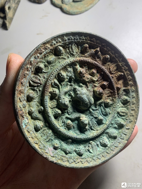 古玩銅器銅鏡真品鑒賞圖