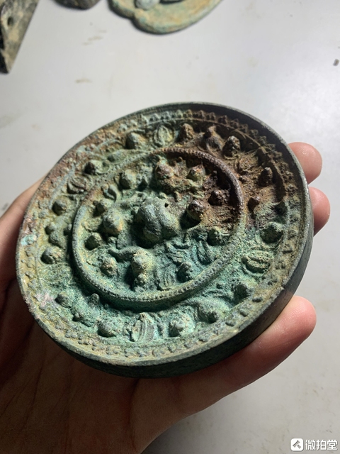 古玩銅器銅鏡真品鑒賞圖