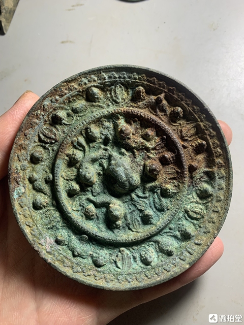 古玩銅器銅鏡真品鑒賞圖
