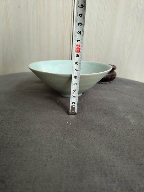 古玩陶瓷湖田窯青白釉刻云氣紋碗拍賣，當(dāng)前價(jià)格4998元