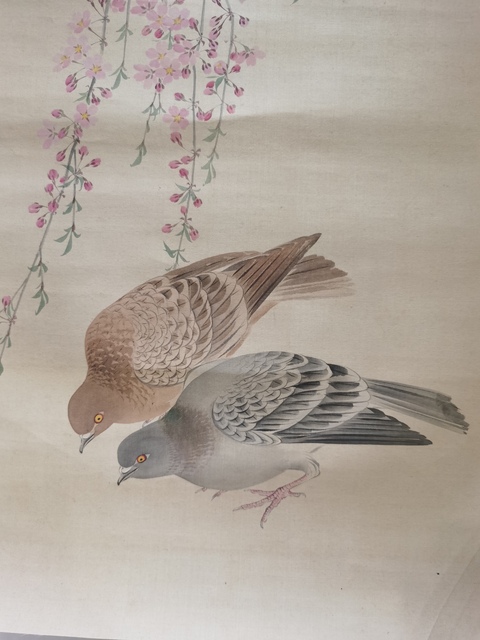 古玩字畫鄧白 花鳥圖真品鑒賞圖