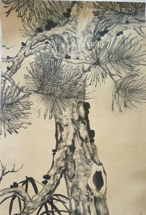 古玩字畫松真品鑒賞圖