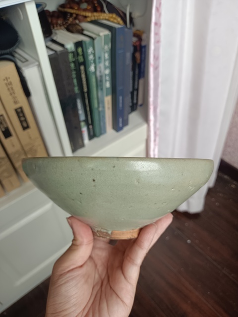 古玩陶瓷金鈞紅斑大碗拍賣,當前價格3000元