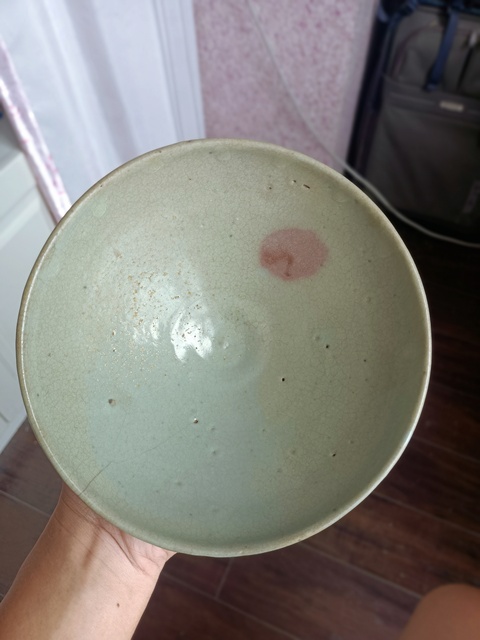 古玩陶瓷金鈞紅斑大碗拍賣,當前價格3000元