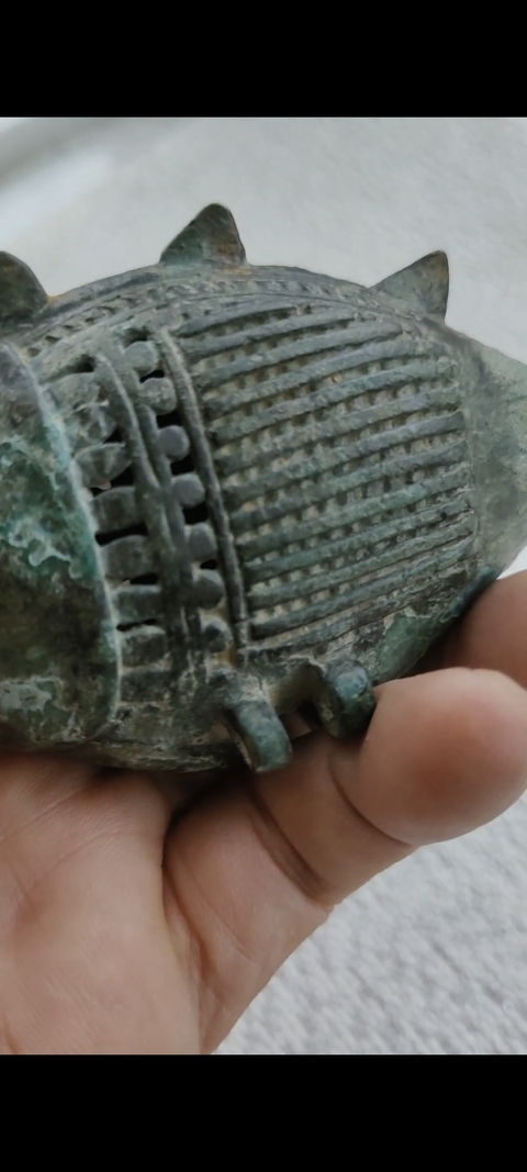 古玩銅器銅魚真品鑒賞圖