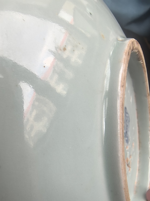 古玩陶瓷青花盤真品鑒賞圖