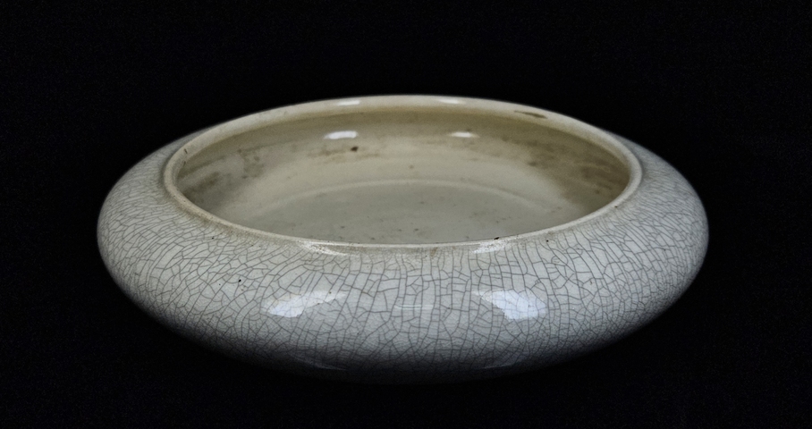 古玩陶瓷 玉璧底哥釉洗真品鑒賞圖