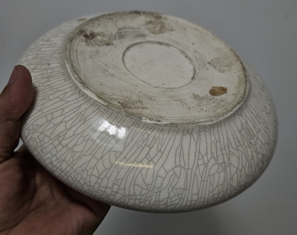 古玩陶瓷 玉璧底哥釉洗真品鑒賞圖