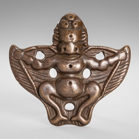 古玩銅器大鵬金翅鳥真品鑒賞圖