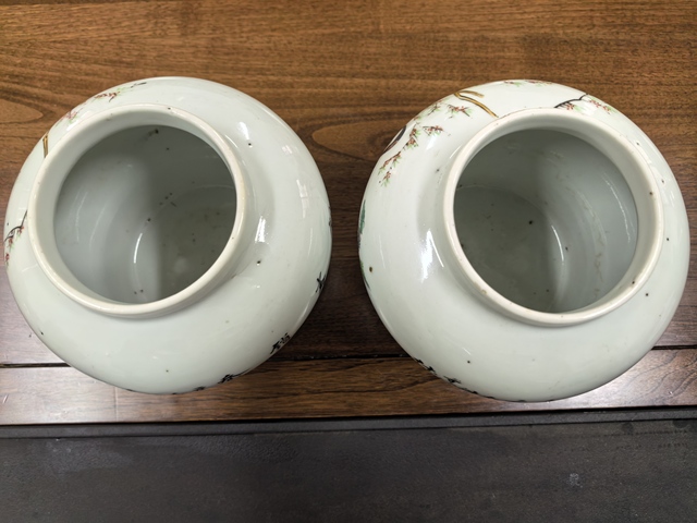 古玩陶瓷民國粉彩人物將軍罐真品鑒賞圖