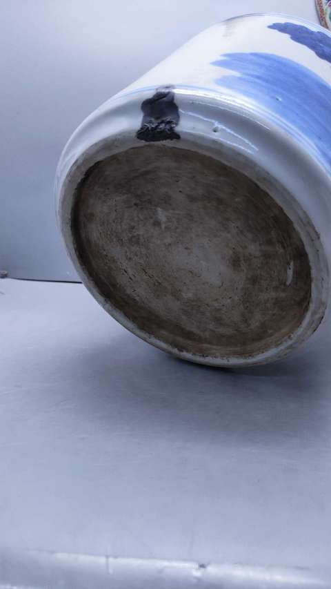 古玩陶瓷青花三星高照圖香爐，模糊，偏老真品鑒賞圖