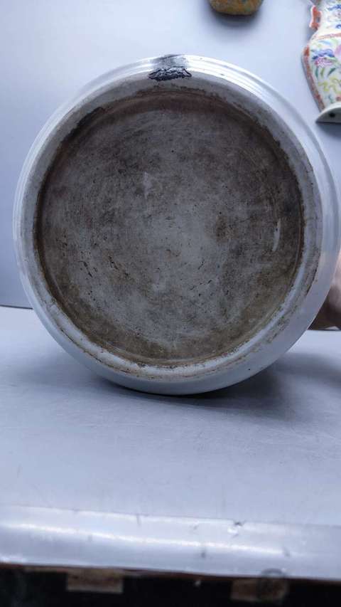 古玩陶瓷青花三星高照圖香爐，模糊，偏老真品鑒賞圖