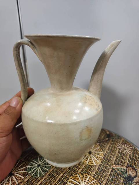 古玩陶瓷宋代青白釉執壺真品鑒賞圖