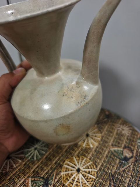 古玩陶瓷宋代青白釉執壺真品鑒賞圖