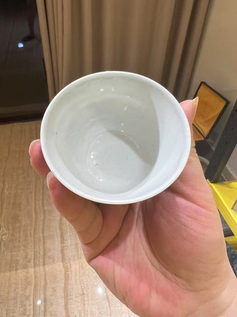 古玩陶瓷粉彩金玉滿堂杯真品鑒賞圖