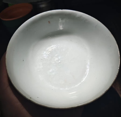 古玩陶瓷粉彩耄耋紋碗真品鑒賞圖