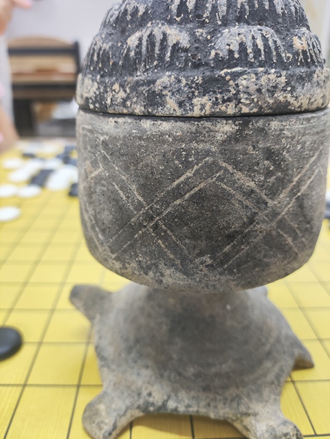古玩陶瓷東漢陶香薰真品鑒賞圖