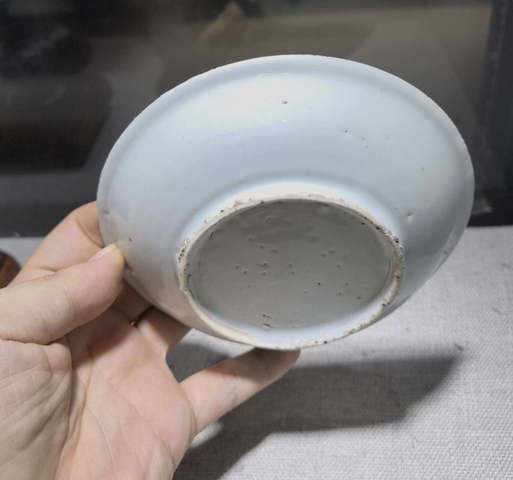 古玩陶瓷青花蕉葉紋盤真品鑒賞圖