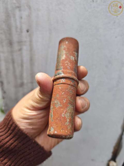 古玩銅器青銅矛樽真品鑒賞圖