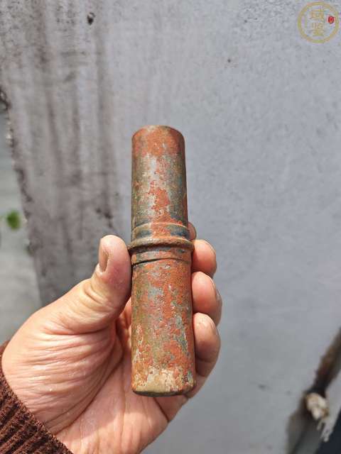 古玩銅器青銅矛樽真品鑒賞圖
