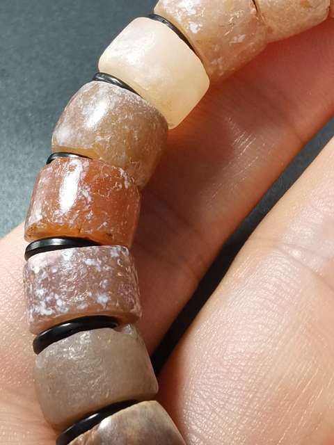 古玩雜項高古瑪瑙手鏈拍賣，當前價格5666元