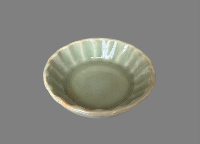 古玩陶瓷龍泉窯蔗段洗拍賣,當前價格4800元
