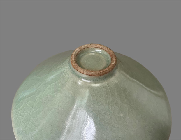 古玩陶瓷龍泉窯斗笠盞真品鑒賞圖