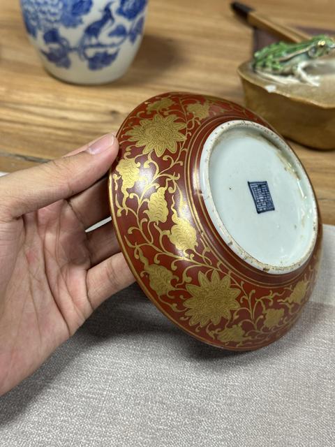 古玩陶瓷龍紋盤真品鑒賞圖