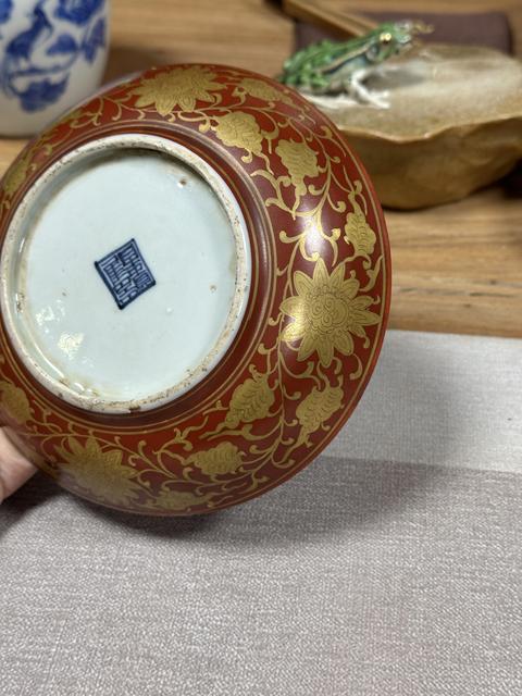 古玩陶瓷龍紋盤真品鑒賞圖