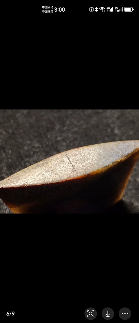 古玩玉器仿古做舊玉劍珌真品鑒賞圖