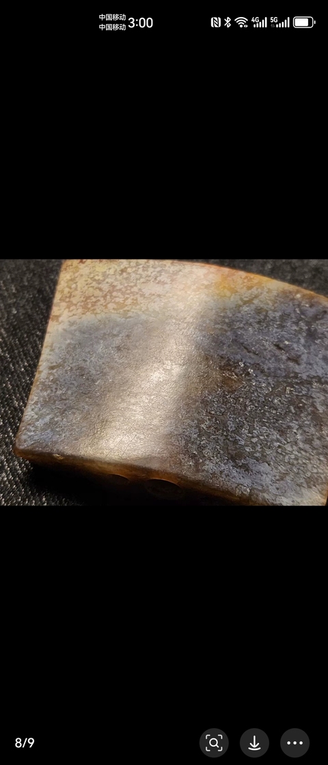 古玩玉器仿古做舊玉劍珌真品鑒賞圖