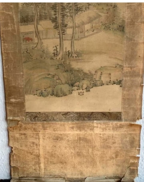 古玩字畫山水真品鑒賞圖