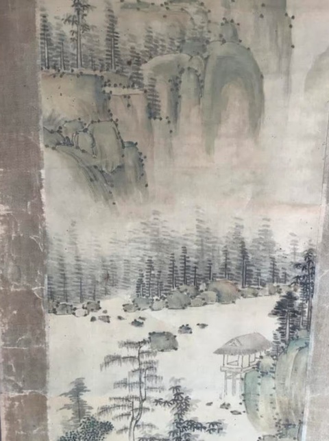 古玩字畫山水真品鑒賞圖