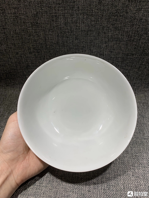 古玩陶瓷民國 粉彩花卉紋碗真品鑒賞圖