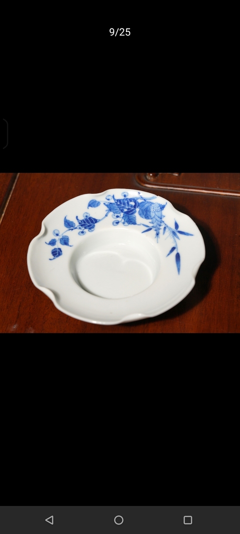 古玩陶瓷民國 青花蓋碗真品鑒賞圖