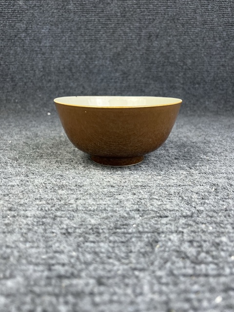 古玩陶瓷紫金釉碗真品鑒賞圖