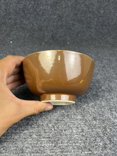 古玩陶瓷紫金釉碗真品鑒賞圖