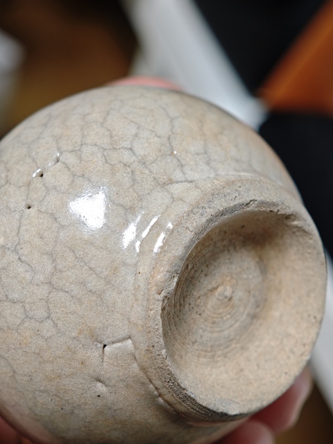 古玩陶瓷哥釉水盂真品鑒賞圖