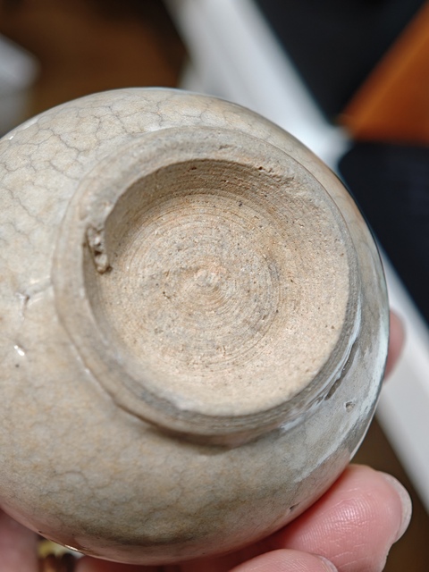 古玩陶瓷哥釉水盂真品鑒賞圖