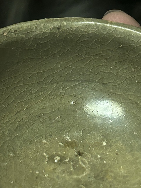 古玩陶瓷青釉杯真品鑒賞圖