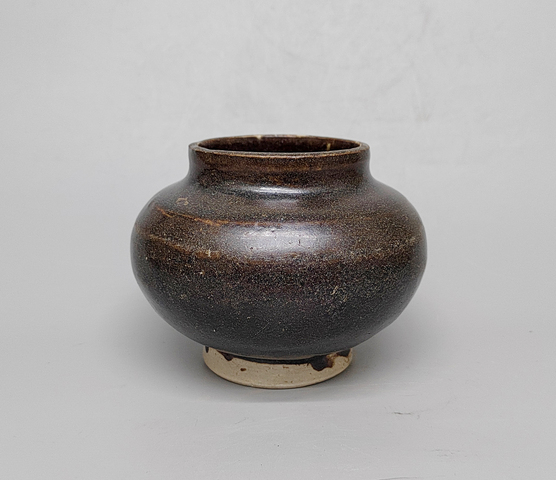 古玩陶瓷黑釉罐真品鑒賞圖
