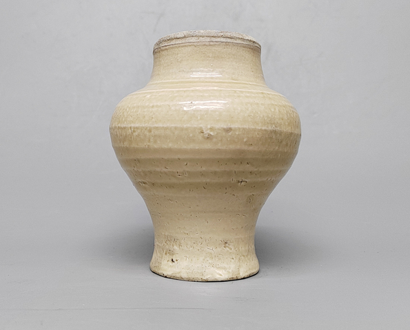 古玩陶瓷白釉罐真品鑒賞圖