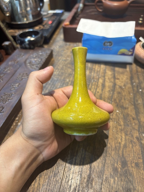 古玩陶瓷荸薺瓶真品鑒賞圖