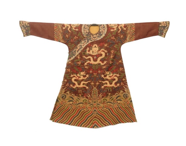 古玩雜項龍袍真品鑒賞圖