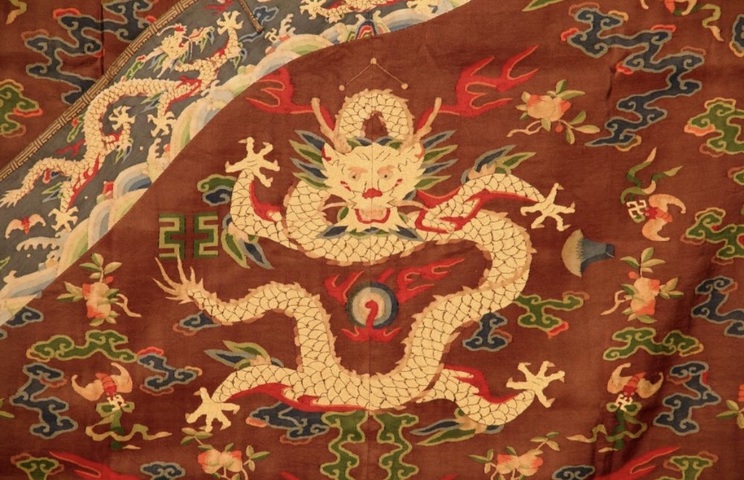 古玩雜項龍袍真品鑒賞圖