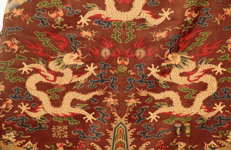 古玩雜項龍袍真品鑒賞圖