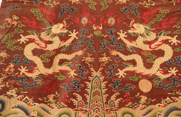 古玩雜項龍袍真品鑒賞圖