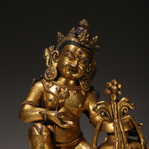 古玩雜項鎏金銅佛像真品鑒賞圖