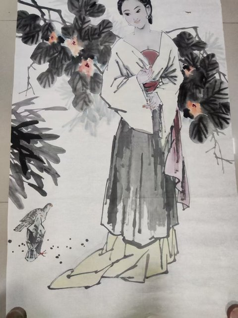 古玩字畫(huà)中美協(xié)會(huì)員河南名家劉德璋 仕女拍賣(mài),當(dāng)前價(jià)格1688元