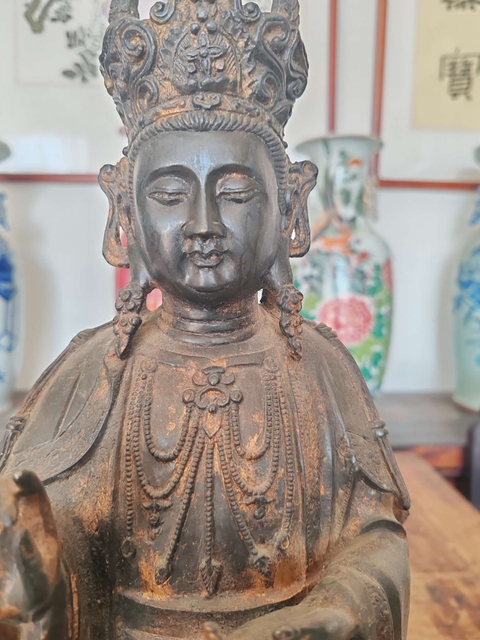 古玩銅器銅佛像真品鑒賞圖